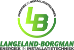 Logo Langeland-Borgman: energiek in installatietechniek